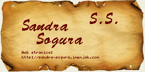 Sandra Šogura vizit kartica